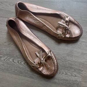 J. Crew Rose Gold Italian Driving Moccasin (6)
